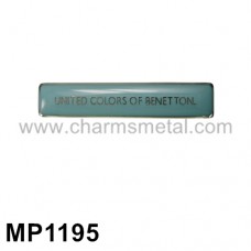 MP1195 - "UNITED COLORS OF BENETTON" Metal Plate With Enamel
